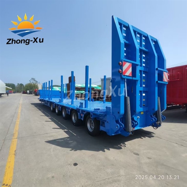 5-Axle Trailer With Fence Piles best