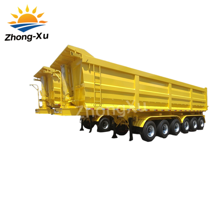 6-Axle Rear-Tipping Dump Semi-Trailer high quality