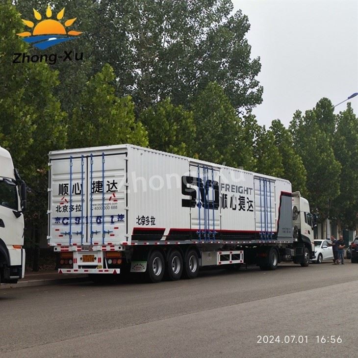 3-Axle Box Semi Trailer Manufacturer high quality