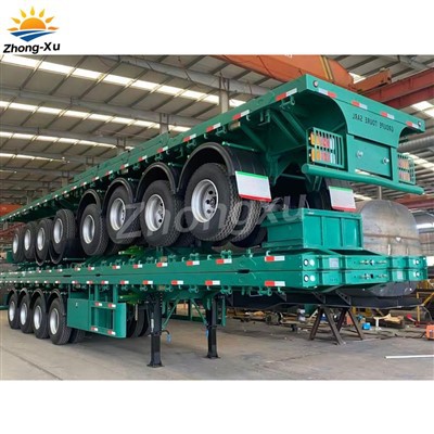 4 軸-大型-フラットベッド セミ-トレーラー